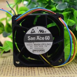 Original SANYO 12V 0.7A 6CM 60*60*38 9GV0612P1L041 four line PWM temperature control fan