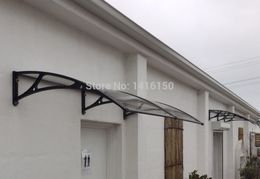DS80240-A,80x240cm.New Arrival Polycarbonate Canopy,Simple Design Home Use Black/White/Grey Aluminum Support Polycarbonate Canopy