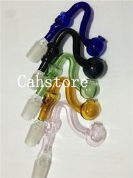 Skull Glass Bowls 14.4mm 18.8mm Joint Size Smoking Bowls Glass Adapter Mix Colour for Glass Bongs Glass Water Pipes