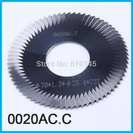 0020AC.C carbide three face tungsten cutter 70*1.3*25.4mm*72T