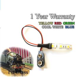 Model Railway LED Light Scenery 5050 LED Strips 9V PP3 12V White Blue Red Green CAR TRUCK UNDERBODY Dolls
