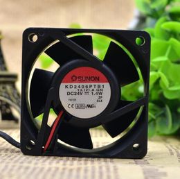 SUNON KD2406PTB1 6025 24V 6CM 1.4W 60*60*25mm 2 wire inverter server fan