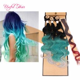 3pcs/lot body wave hair weaves 220g synthetic braiding hair bundle with lace closure sew in hair extensions weaves closure