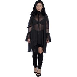 Cheap Plus Size Sheer Kimono