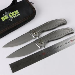 Складной нож Green Thorn F7 Flipper с подшипником M390, лезвие TC4, титановая ручка, карманный нож для кемпинга, охоты, фруктов, инструменты EDC