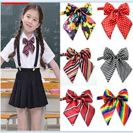 Kid bowtie 24 Colours 14.5*10.5 school student Bowknot For baby's Children's bowtie necktie Christmas Gift