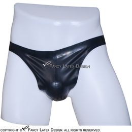 Black Sexy Latex Briefs Rubber Underwear Panties Underpants Pants Plus Size 00455422280