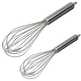 2 dimensioni manico in acciaio inossidabile frullino per uova in silicone crema al latte burro frusta a mano mixer BakeBear frullino per le uova manuale strumento di agitazione