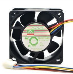Maqic MGT6012UB-W25 60*60*25 12V 0.38A 6CM 4 wire PWM hard disk temperature control fan