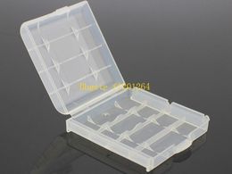 500pcs/lot Fedex DHL Free Shipping Colorful Battery Case Plastic AA/AAA 14500 Battery Storage Box Bottle