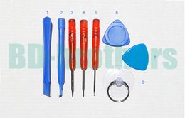 8 in 1 Good Quality Precise Screwdriver Repair Pry Kit Opening Tools With For iPhone Samsung 100sets/lot