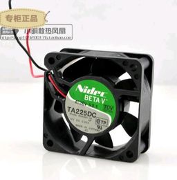 Genuine TA225DC Nidec E34390-16 60*60*25 12V 0.22A 2 wire cooling fan