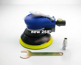 Free shipping Pneumatic air sander 5" wax polishing automotive tool round A single host