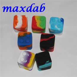 Nonstick Wax Containers silicone box square Silicon container food grade wax jars dab storage jar oil holder