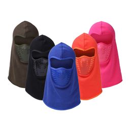 200pcs/lot Outdoor Windproof Full Face Neck Guard Masks hat ski mask winter warm headwear Headgear Hiking Sports riding Cycling Masks