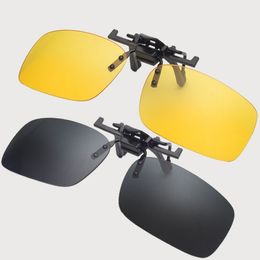 Moda óculos de sol 3 cores clip unisex ultra-luz lente em óculos de sol UV400 dirigindo óculos com embalagem livre DHL FedEx