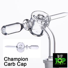 Newest Champion Universal Quartz Carb Cap With Dabber and handle to Fit Most Quartz Banger Nails