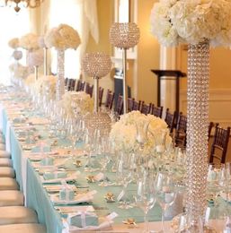 Small crystal pillar/ walkway pillar for wedding decoration