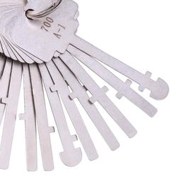 New KLOM 40 PCS Warded Lock Pick Set Keys Ward Skeleton Key Unlock Professional Locksmith Tools