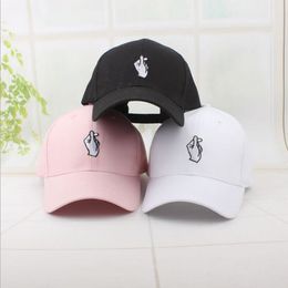 New Fashion Snapback Cap Men's Baseball Cap hats for Women Love Gesture hip hop Beanie Casual Sports Caps Hat
