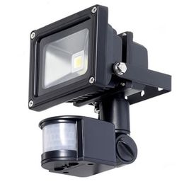 PIR Infrared Motion Sensor led floodlight 10W 20W 30W 50W COB IP65 led Flood Lighting for Outdoor Garden light 110-265V