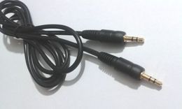 1pcs Gold 3.5mm AUX AUXILIARY CORD Male to Male Stereo Audio Cable 1.8M