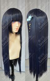 The irregular at magic high school Secretary wave Miyuki Blue-gray Cosplay Wigs