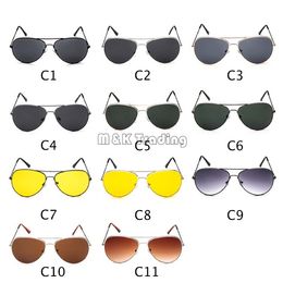 Wholesale Sunglasses Metal Classic Pilot Sun Glasses For Men And Women Night Vision Goggles