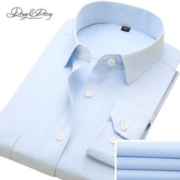 Wholesale- DAVYDAISY Spring Men Shirt Turn Down Collar Long Sleeve Print Clothing Dress Shirt Man DS002