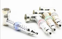 The Metal Pipe with Beads Wholesale Jamaica Reggae Multicolor Pipe Yanju