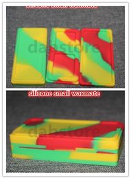 Small Waxmate Silicone Wax Containers Storage For Oil Silicon Jars Dab Wax Container E Cigarette Dabber Tools