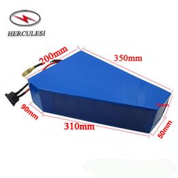 3500W 3000W Electric Bicycle Battery 72V 25Ah Ebike Triangle Battery 20S7P NCR18650GA Li Ion 72 Volt Lithium Battery Pack