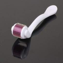 Silver Handle Titanium Alloy Dermaroller Derma Roller 540 Microneedle Micro Needle Anti-Hair Removal