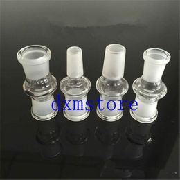 on sale glass drop down adapter adapters for bongs 18 mm to 14 mm with male female grinding mouth clear joint hotest glass adapter