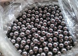 1kg/lot Dia 6.75mm steel balls precision G100 high carbon Steel Bearing ball Slingshot Ammo 6.75 mm