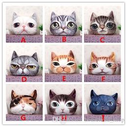 Chien De Cas 3d Cat Oreiller Visage Coussin Emoj Mignon Oreiller Cartoon Tête D Un Animal En Forme D Oreiller 38 40cm Sans Filler Creative Cadeaux