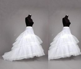 In Stock! New 2016 Wedding Dresses 3-hoops Petticoat Bridal Accessories Underskirt crinoline Underdress Slip cheap Bridal Petticoats mo96