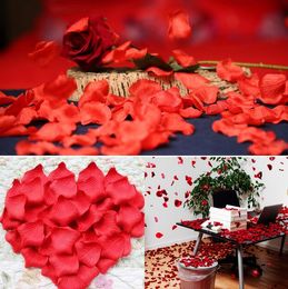 100 bag /Lot 20 Colors Silk Rose Petals Leaves Artificial Flowers Petals Wedding Decoration Party Decor Festival Table Decorative G1213