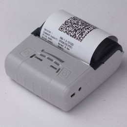 Thermal Receipt Printer With Battery Powered Handheld Mini Label Printer-E300