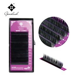 Wholesale- L curl 4 pcs/Lot All Thickness Faux Mink Material Individual False Eyelash Extension