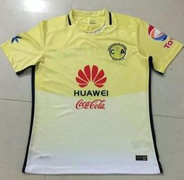 wholesalers america NZ - DHL shipping 2016-2017 Mexico club America home yellow away blue shirt MICKY M.LAYUN O.PERALTA SAMBUEZA soccer football jersey thai quality