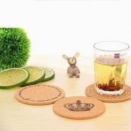 Wholesale Classic Round Plain Cork Coasters Drink Wine Mats Cork Mats Drink Wine Mat 10cm ideas for wedding and party gift