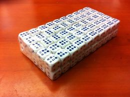 White 6 Sided Ordinary Dice 22mm Dices Routine Boson KTV Bar Nightclub Drinking Game Dice Good Price #N7