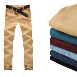 All'ingrosso-TAGLIA M-XXXl pantaloni da uomo in cotone corridori classici pantaloni larghi da uomo abbigliamento da uomo pantaloni kaki neri pantaloni estivi
