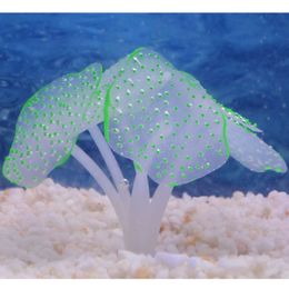 Beauty Silicone Artificial Fish Tank Aquarium Coral Plant Ornament Decoration #R21