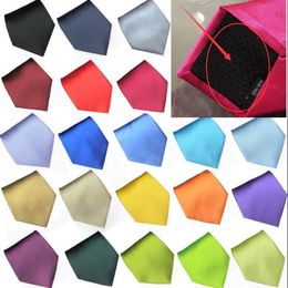 2016 HOT Solid necktie 36 Colours 145*10cm Men's neck tie Narrow version NeckTie Leisure Arrow Necktie Skinny neckties Free FedEx TNT