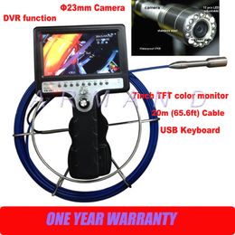 Handheld Pipe Drain Inspection Camera 8GB SD card 710DNK-SCJ underground Pipeline Inspection Industrial Endoscope DVR function