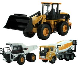 Alloy Truck Model Toy, Excavator Shovel Forklift Tanker Car Mixer Truck, Engineering Truck, Kid' Christmas Gifts, Collecting,Home Decoration