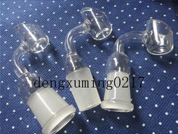 new Glass Banger 14mm/18mm female or male By Liguid Sci curved pipe glass oil nail oil burner for water pipe Glass bongs free shipping