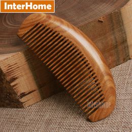 Top Grade Haircare Ebony Hair Combs Thicken Precious South American Green Macassar Wooden Exquisite Craft Sandalwood Fragrance